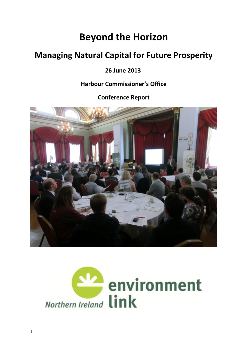 Managing Natural Capital for Future Prosperity