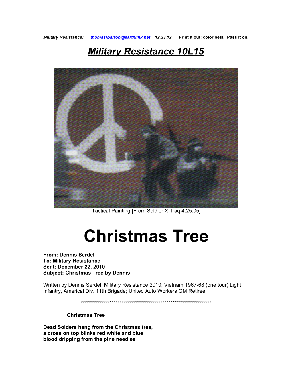 Military Resistance 10L15