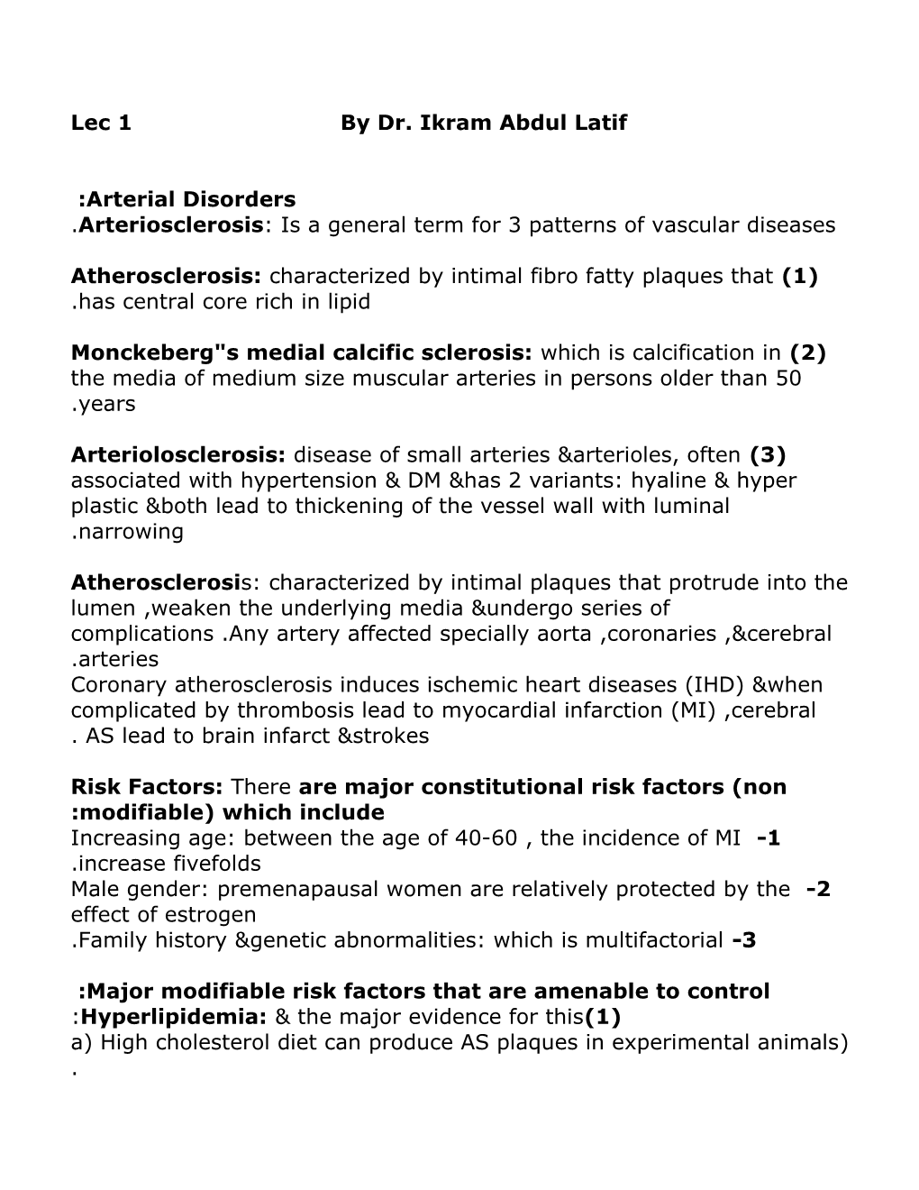 Lec 1 by Dr. Ikram Abdul Latif