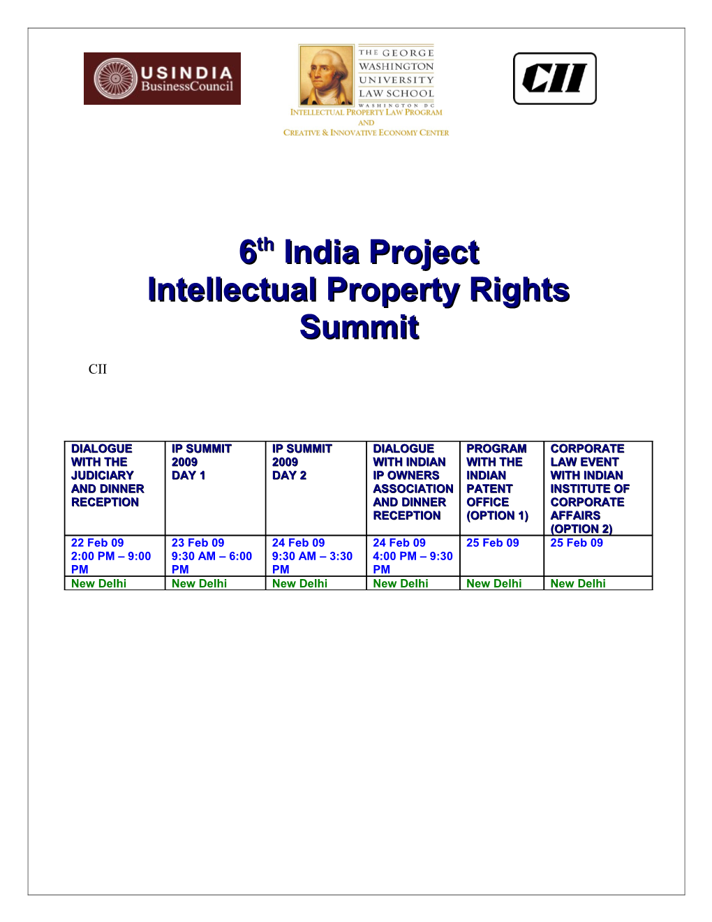 6Th India Project