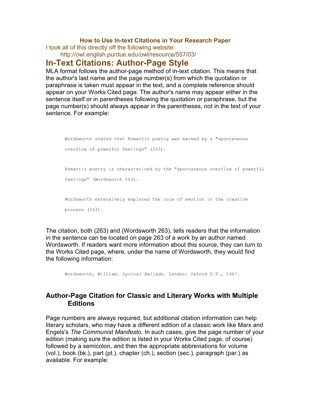 How To Use In-Text Citations In Your Research Paper