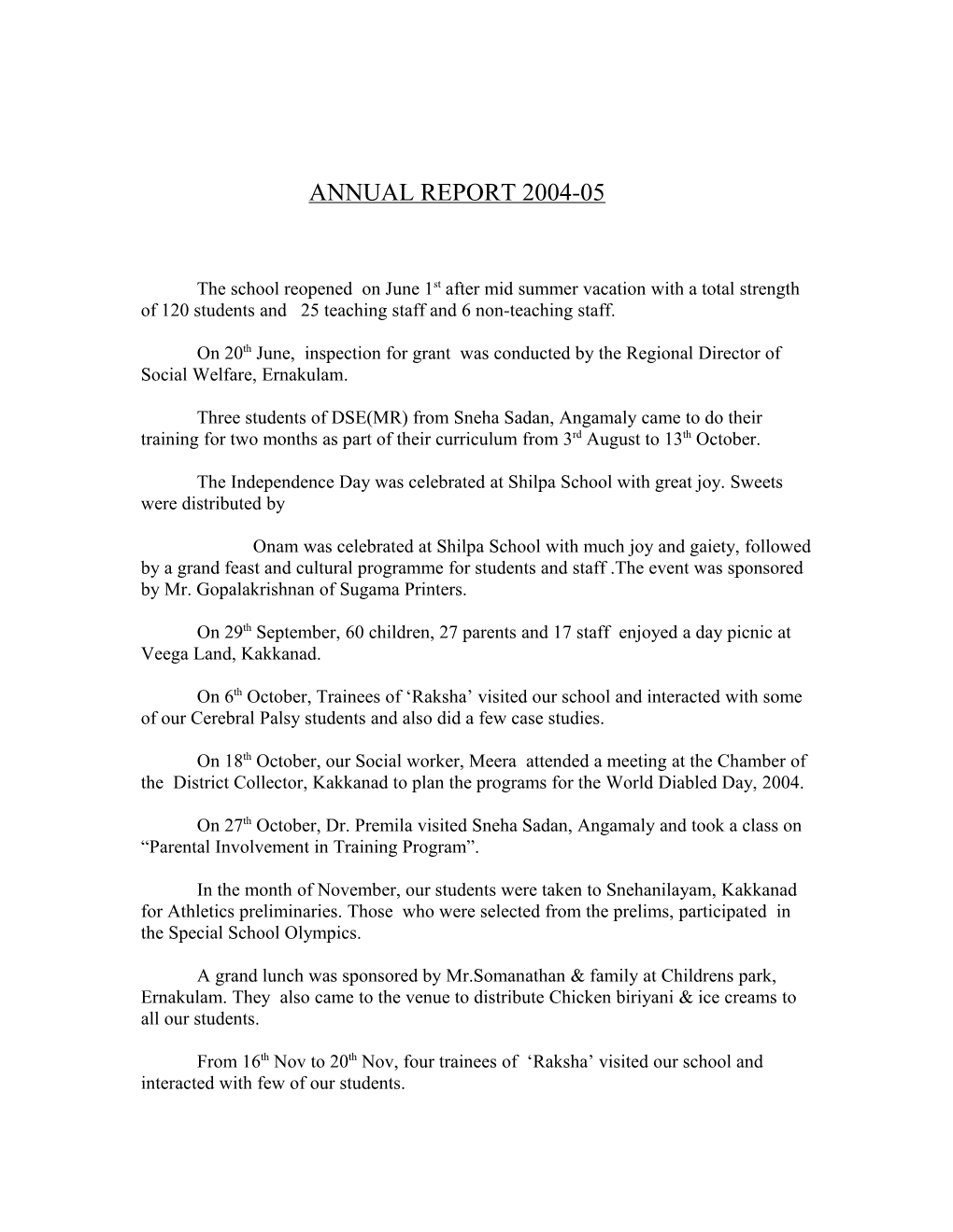 Annual Report 2004-05