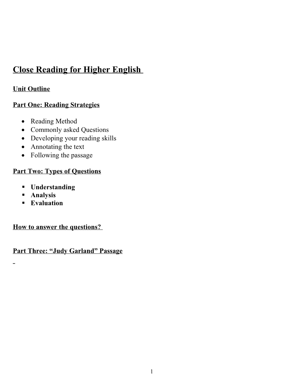 Close Reading for Higher English s1