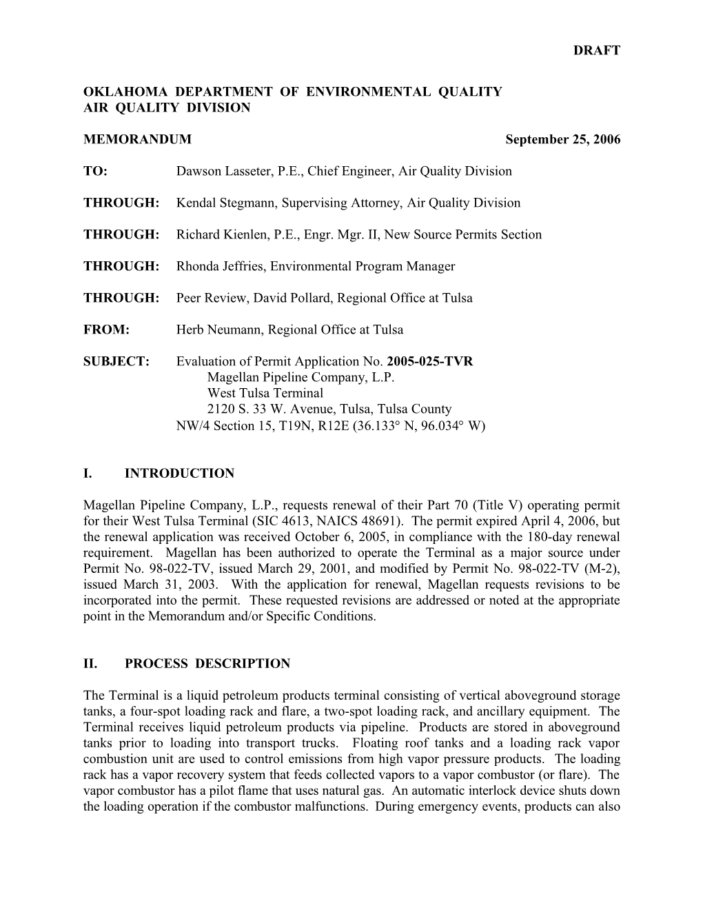 Oklahoma Department of Environmental Quality s17