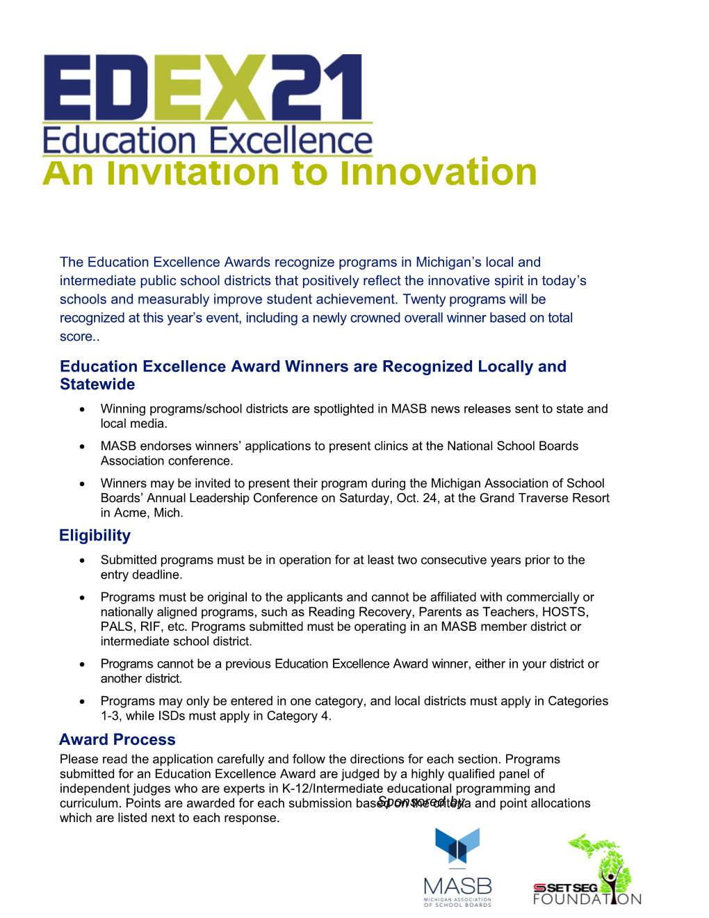 Education Excellence Award Winners Are Recognized Locally and Statewide