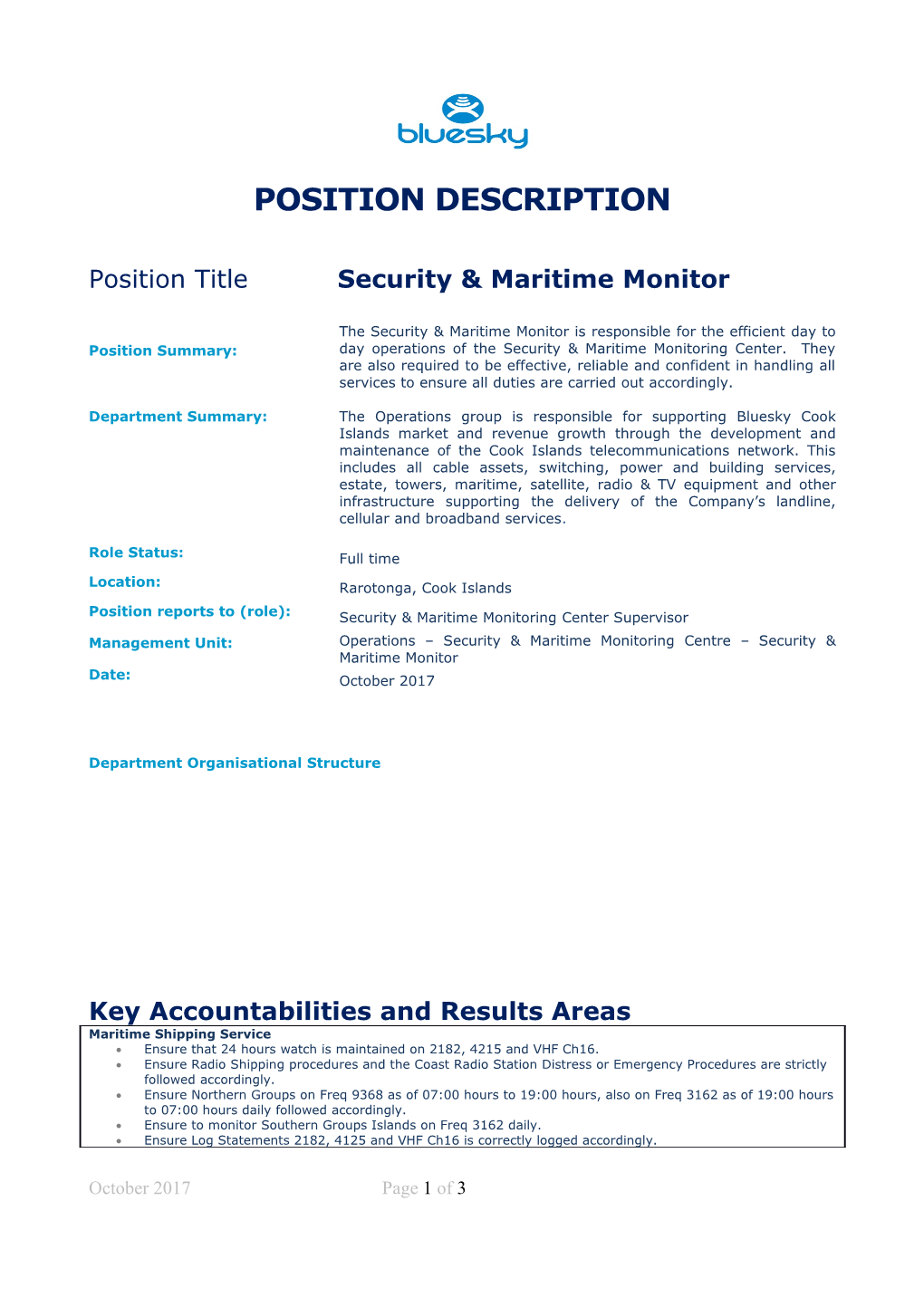 Position Description s75