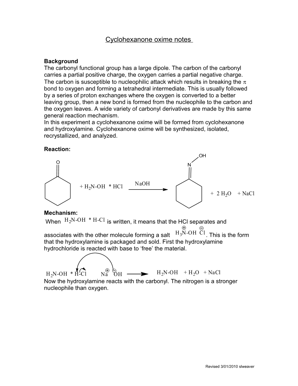 Dehydration of 2-Methylcyclohexanol;