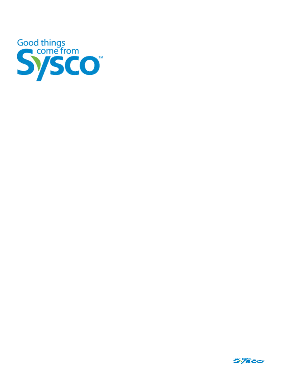 Sysco Sales Leader Power Boost Series