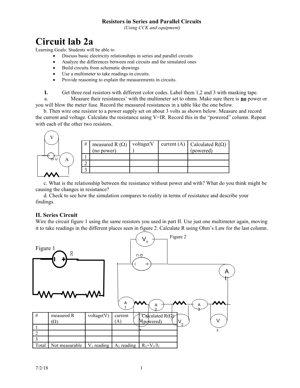 Series and Parallel Circuits s1