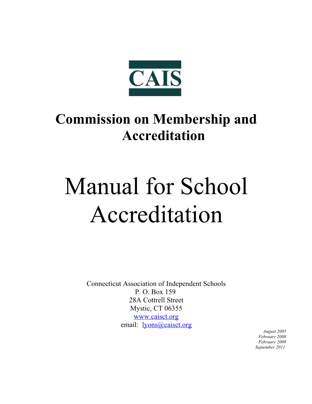 Commission on Membership and Accreditation