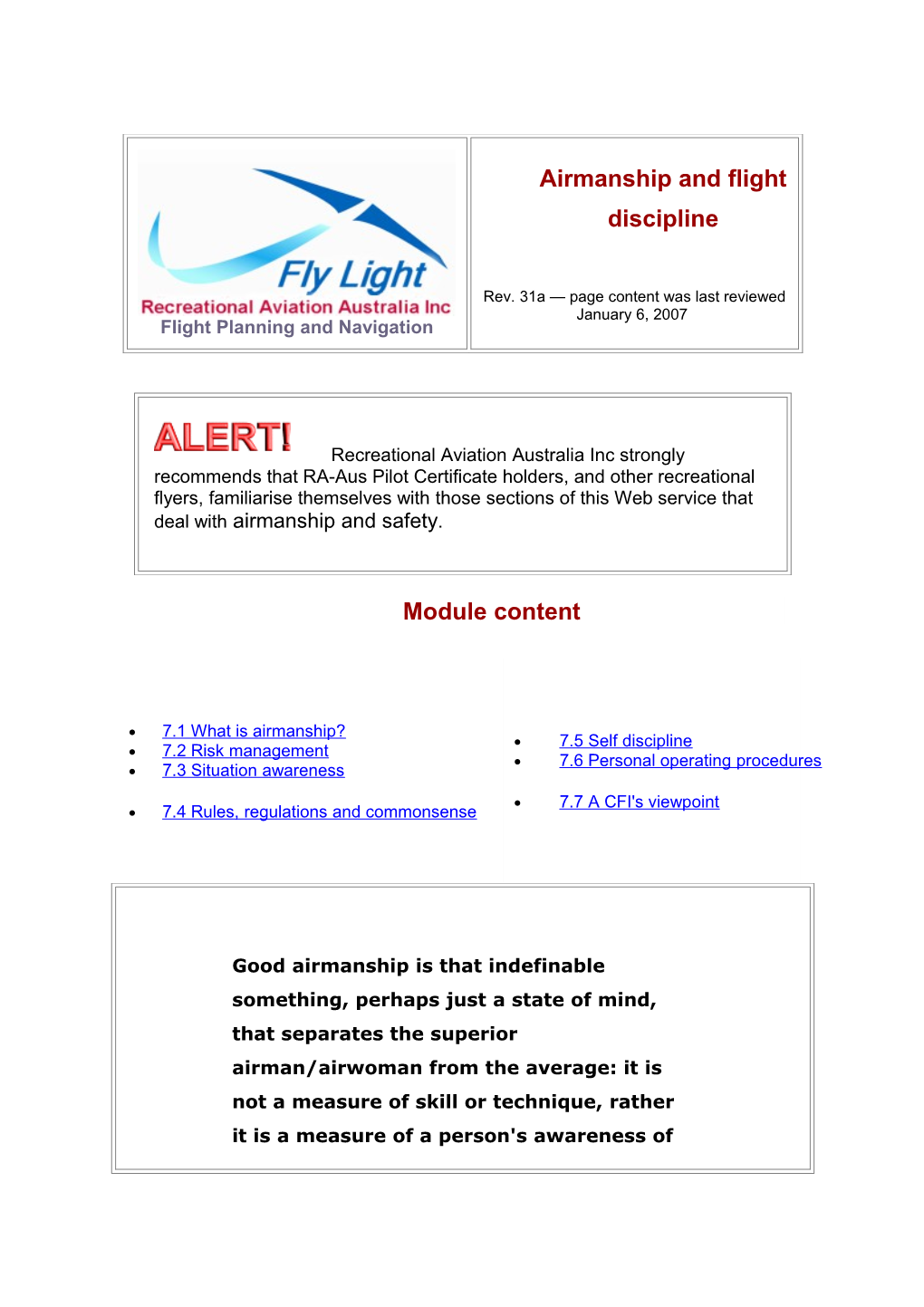 Groundschool Flight Planning & Navigation Guide