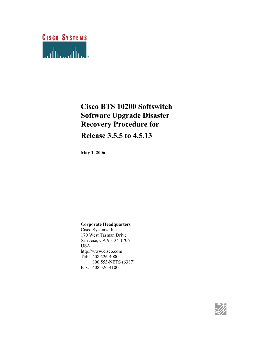 Chapter 1: Scenario 1: Fallback Procedure When EMS Side B and CA/FS Side B Have Been Upgraded s1