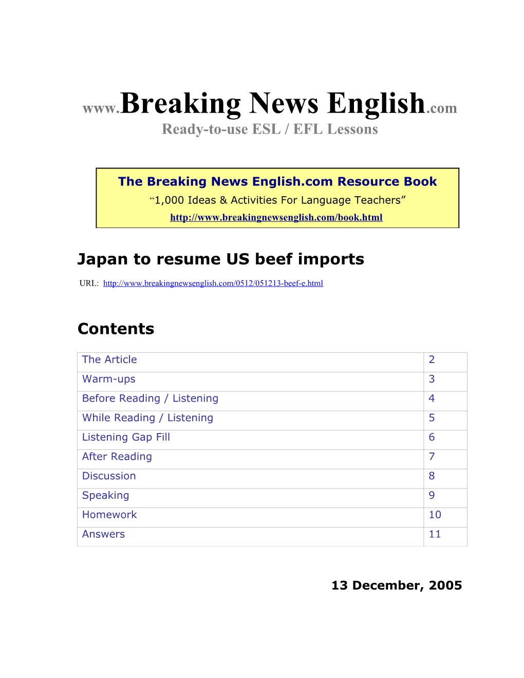 Japan to Resume US Beef Imports