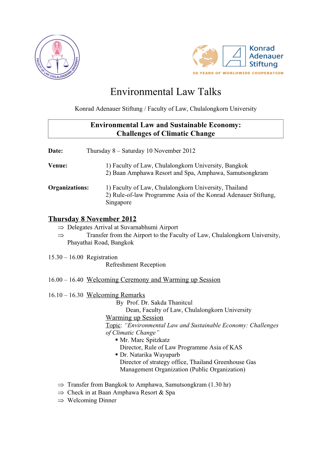 Environmental Law Talks
