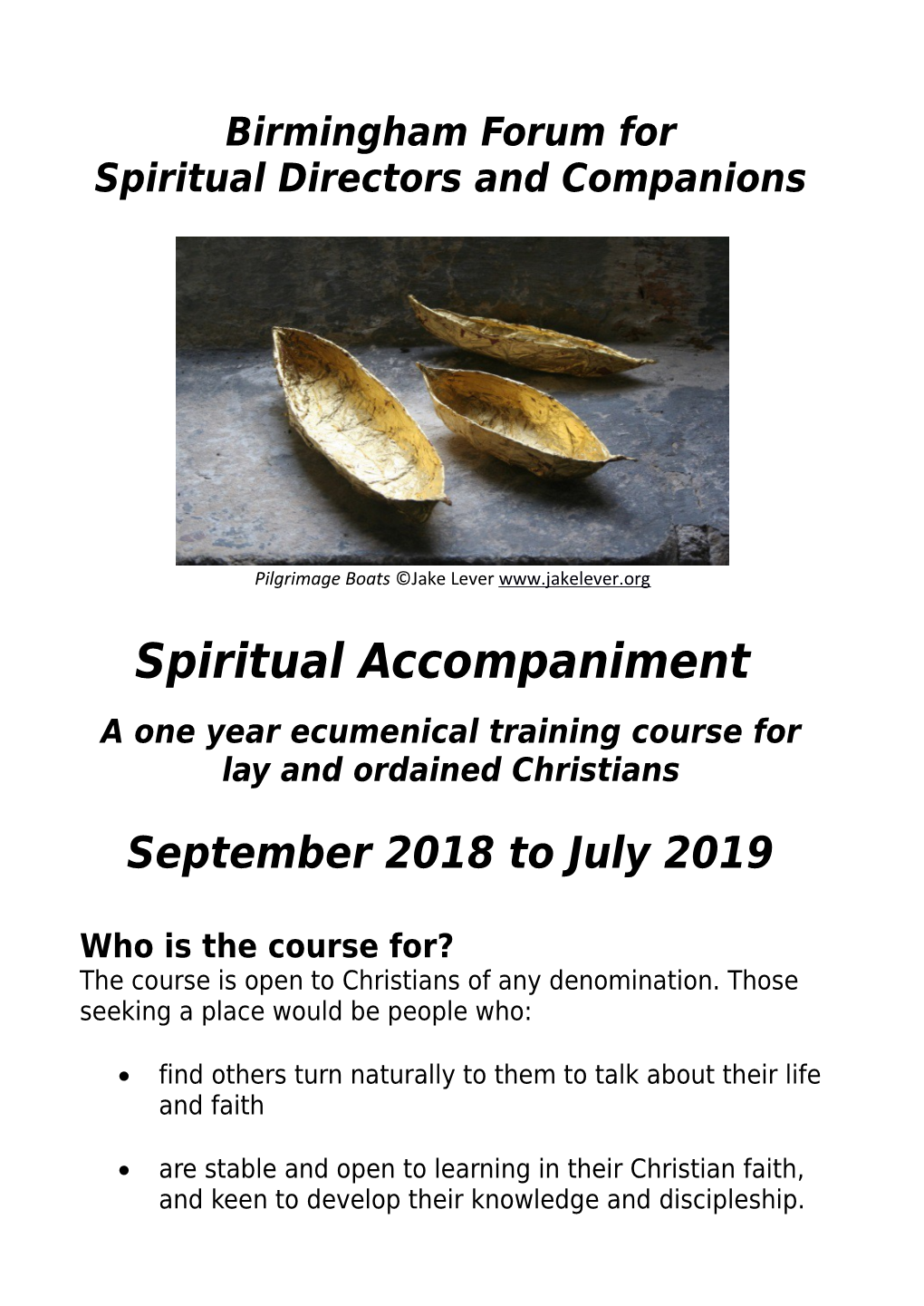 Birmingham Forum for Spiritual Directors