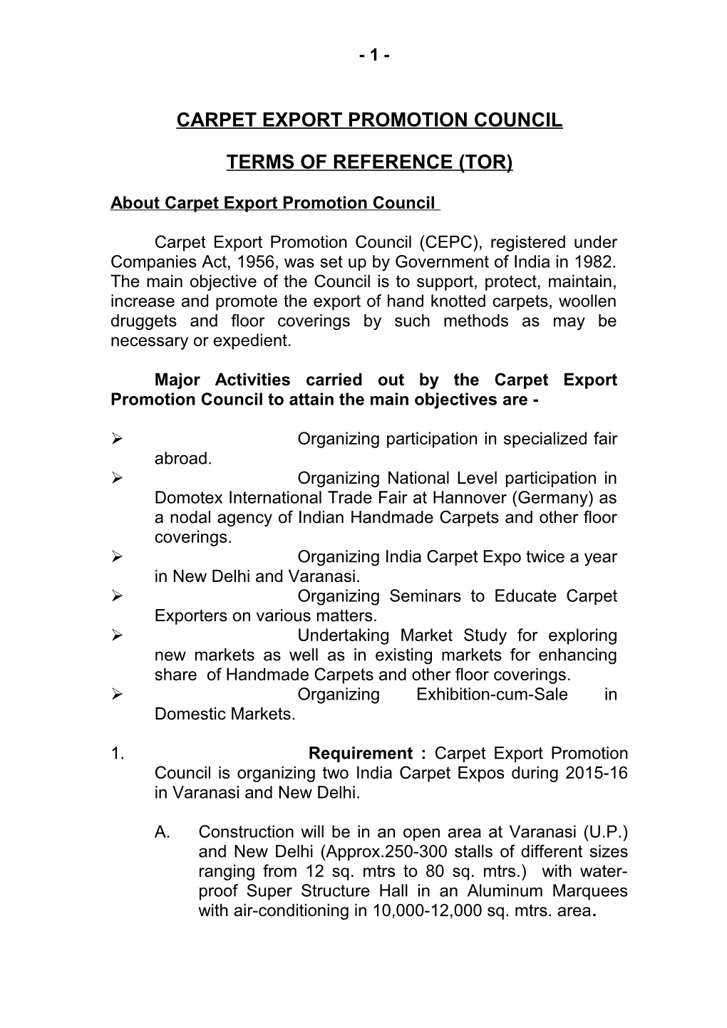 Carpet Export Promotion Council