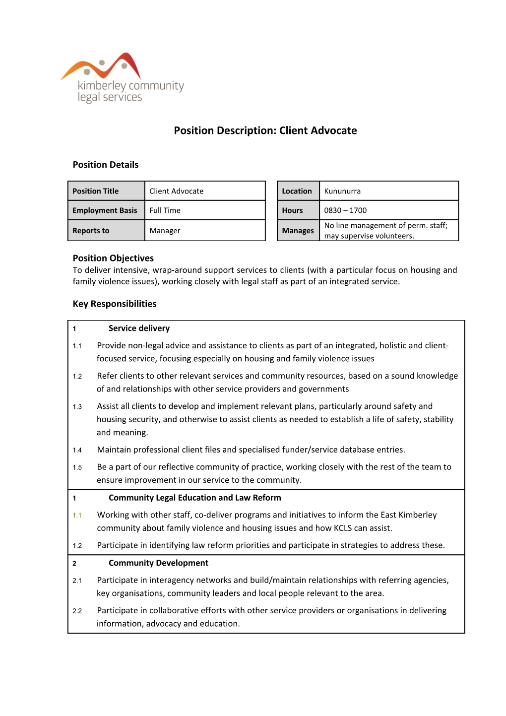 Position Description Form s4