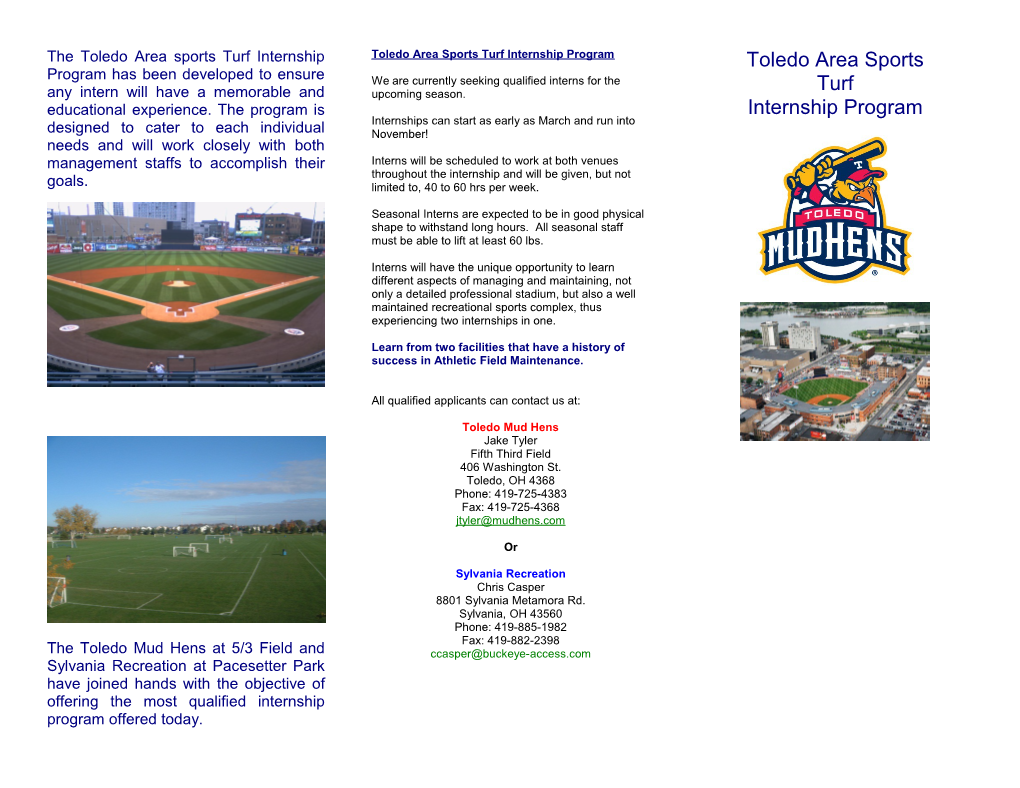 Toledo Area Sports