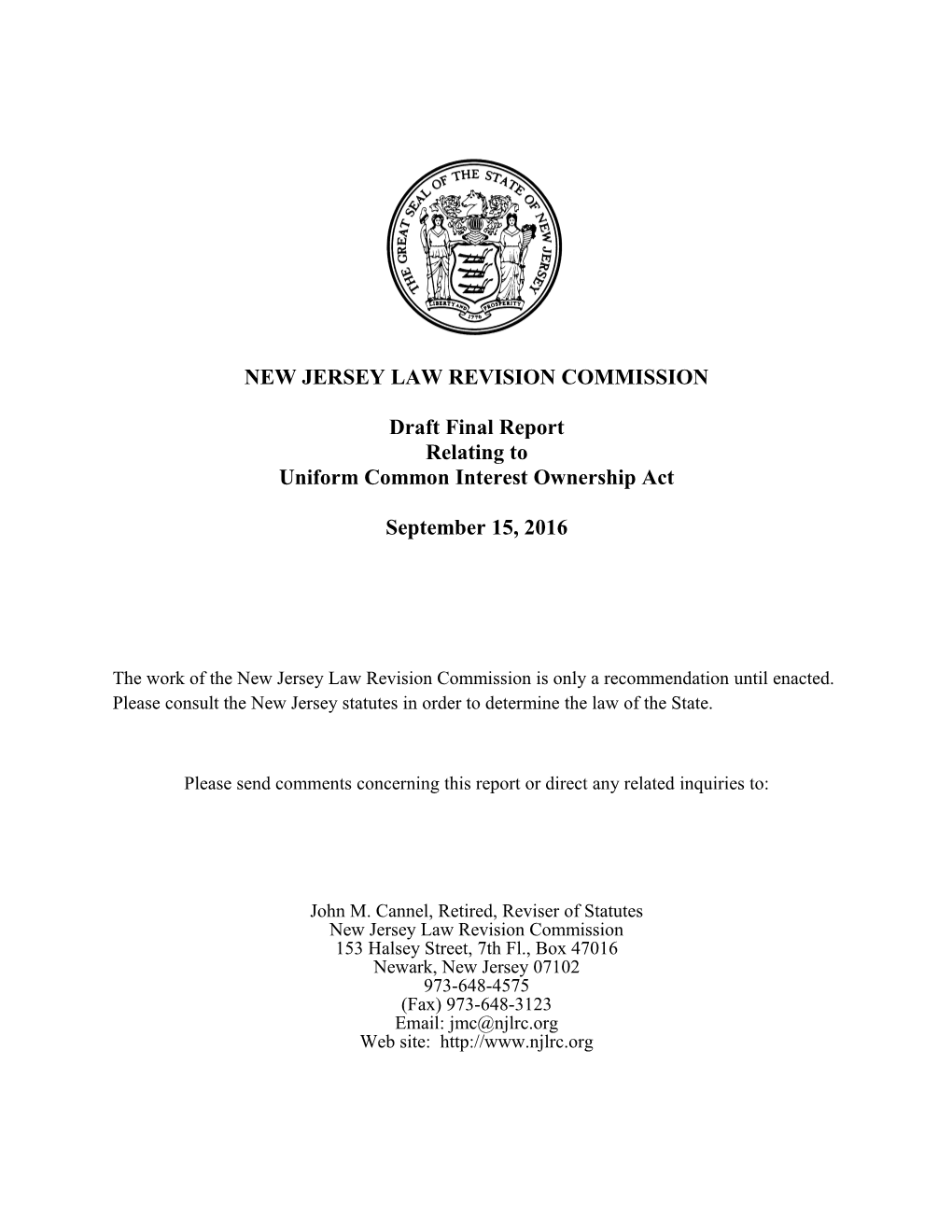 New Jersey Law Revision Commission s4