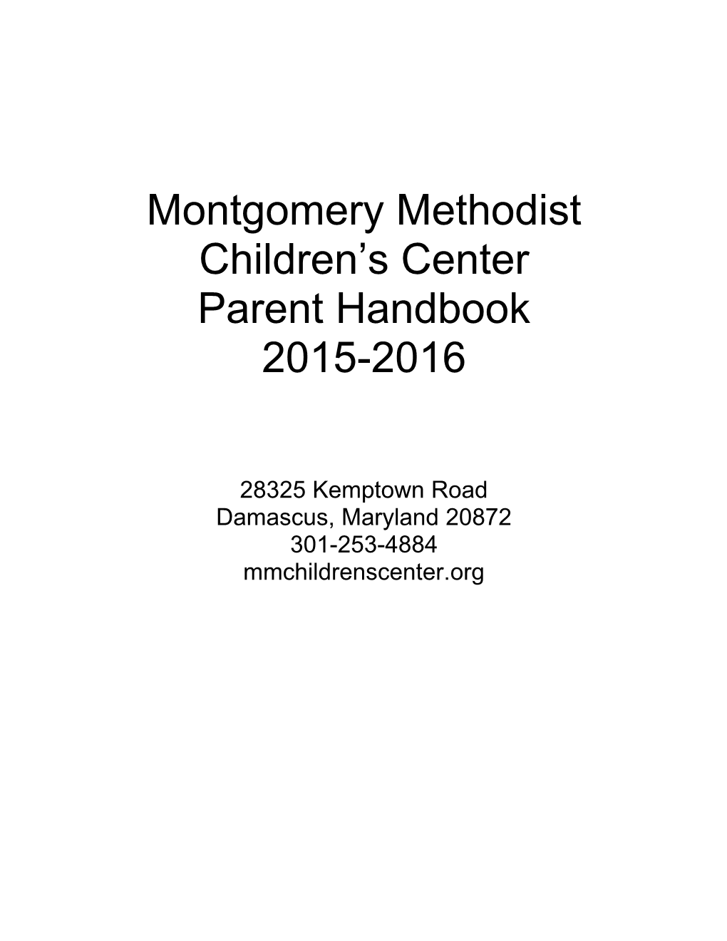 Montgomery Methodist Children S Center