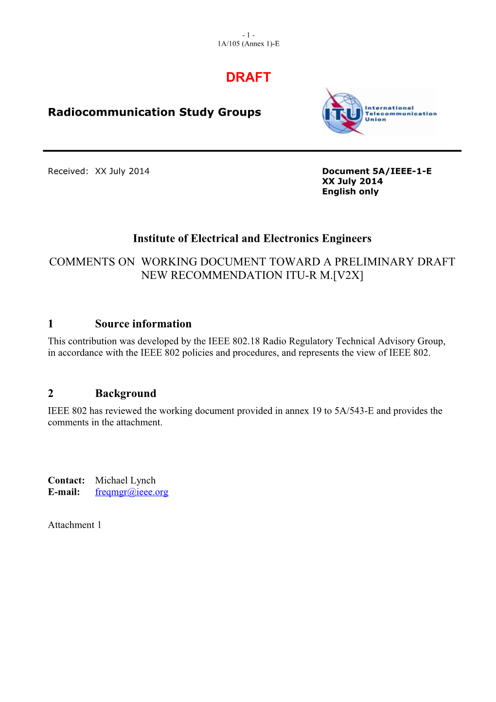 Radiocommunication Study Groups s7