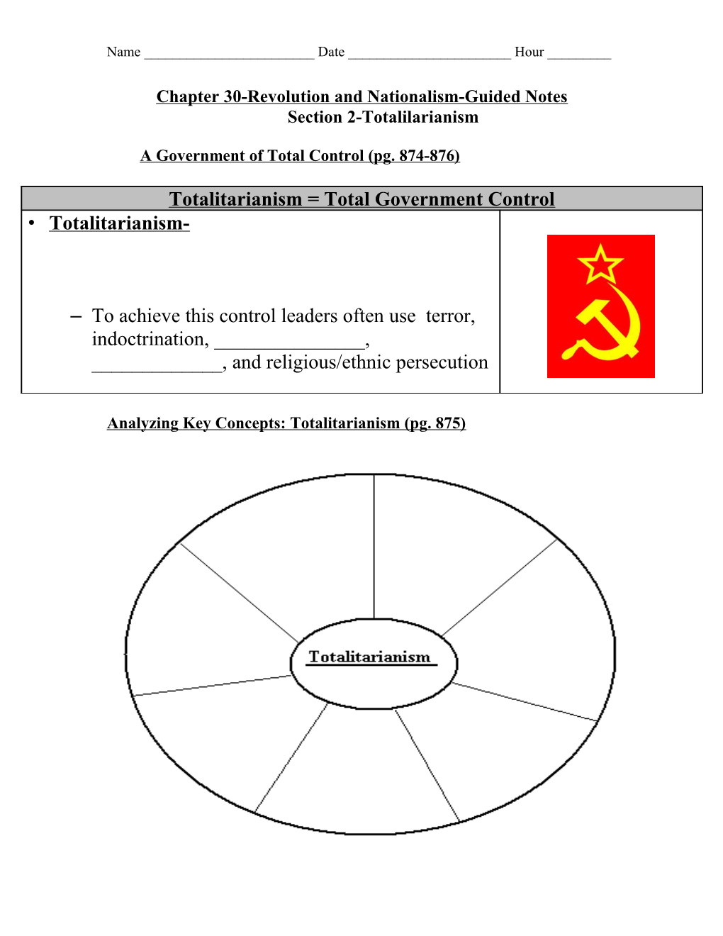 Chapter 22-Enlightenment and Revolution-Guided Notes