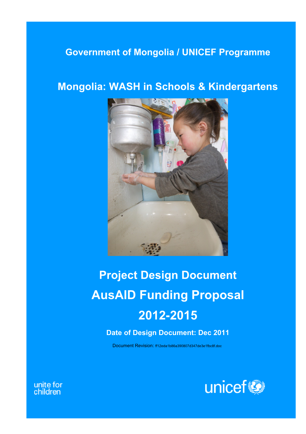 Mongolia: WASH in Schools & Kindergartens