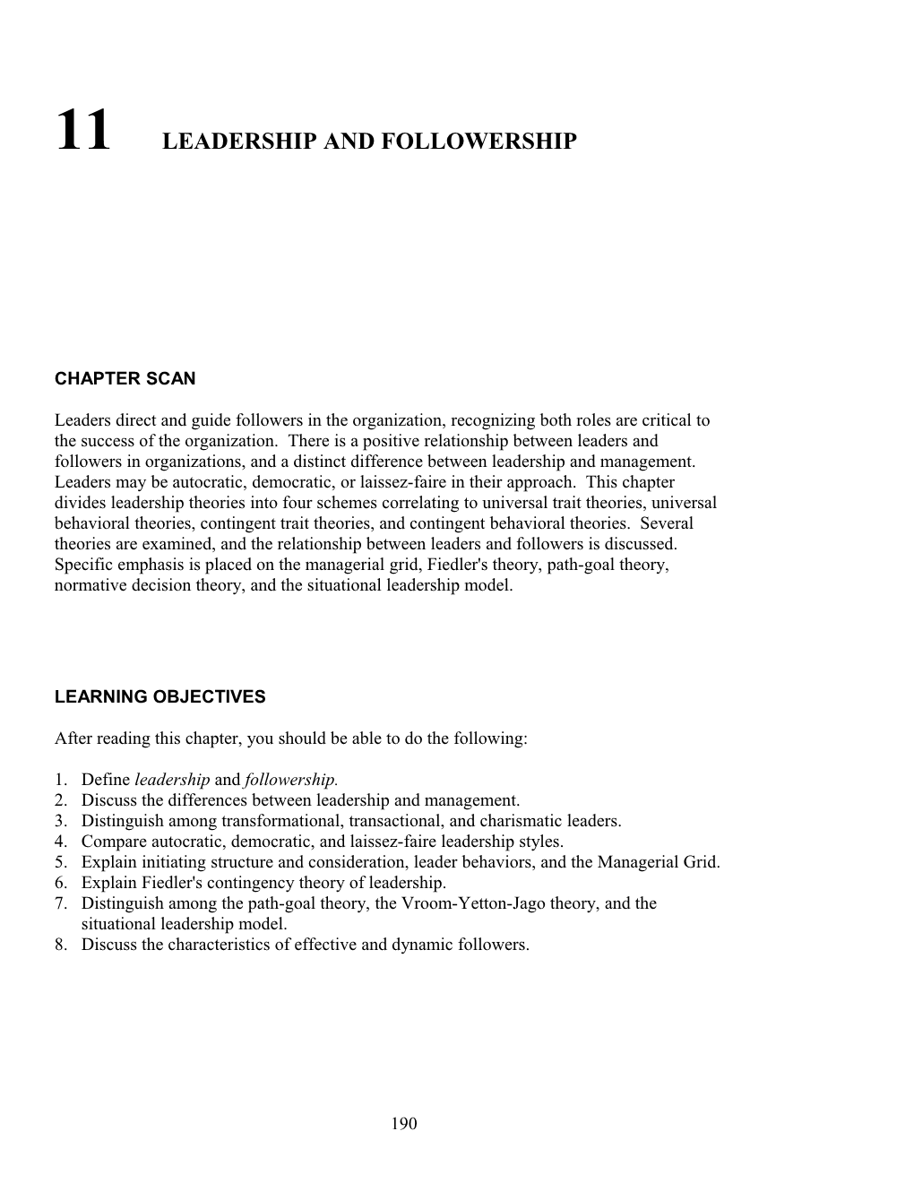 12	LEADERSHIP and FOLLOWERSHIP