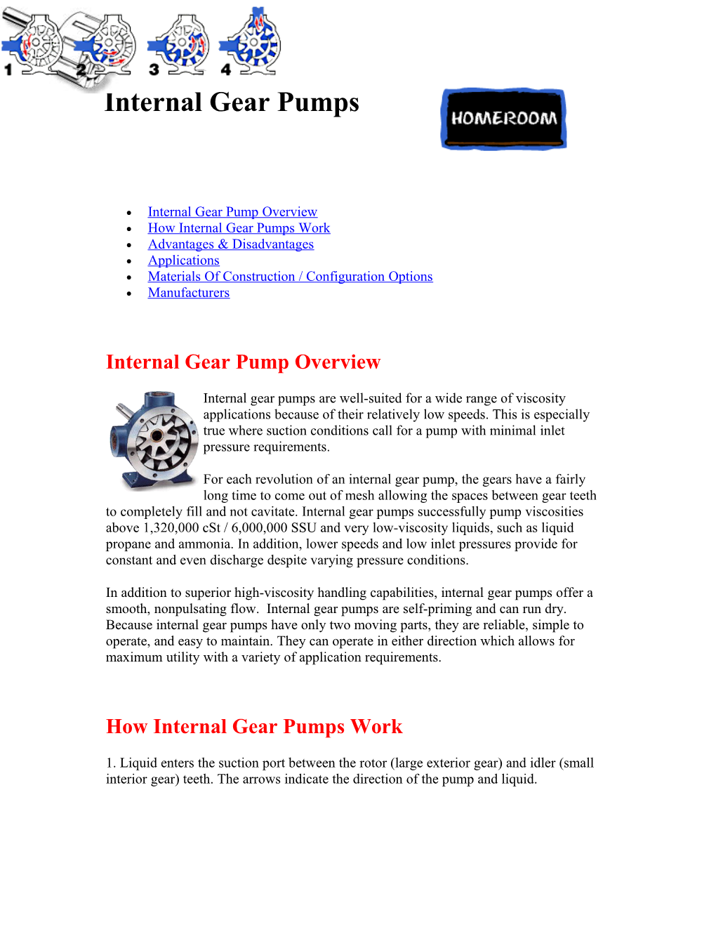 Internal Gear Pumps