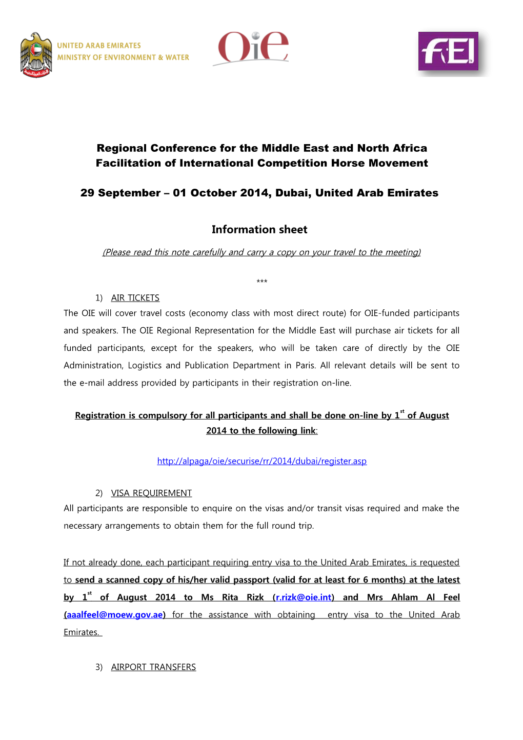 Regional Conference for the Middle East and North Africa