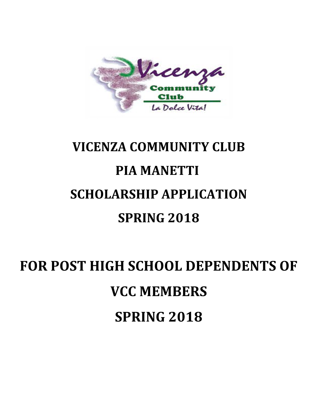 Vicenza Community Club