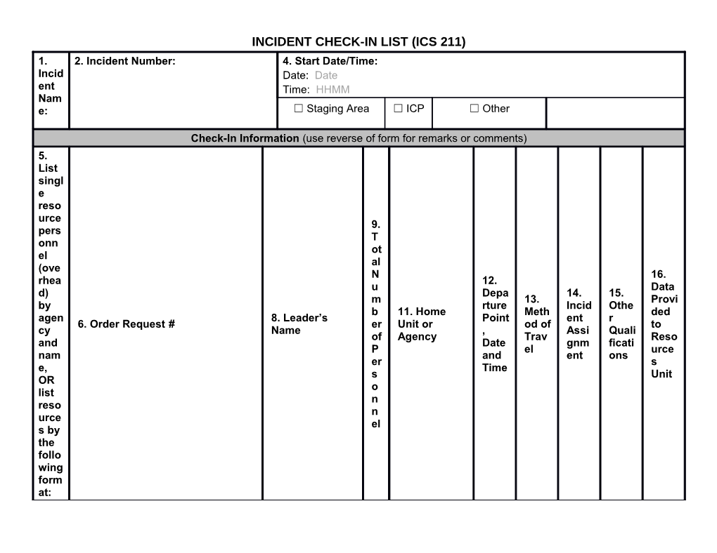 Incident Action Plan Safety Analysis s4