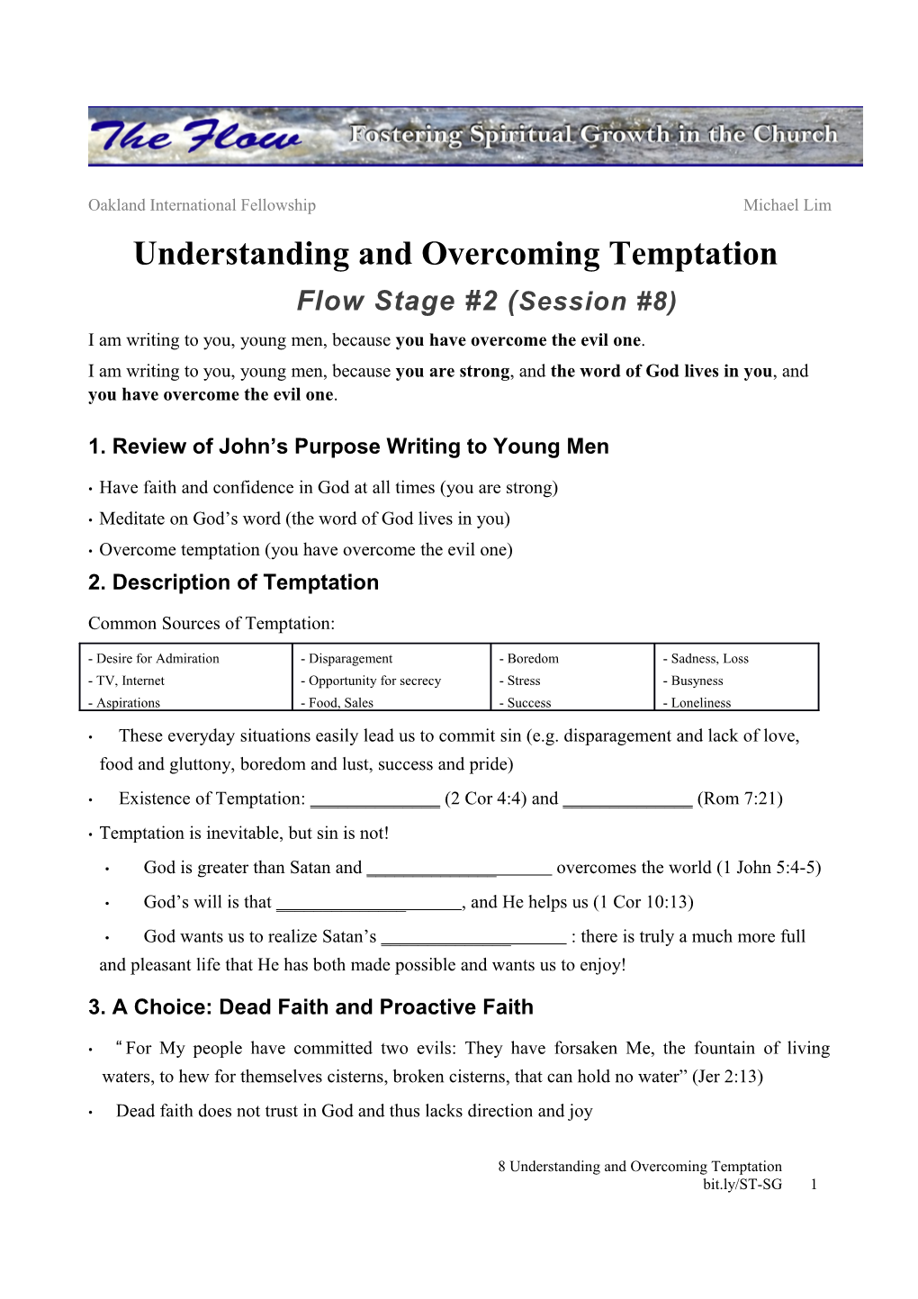 Understanding and Overcoming Temptation