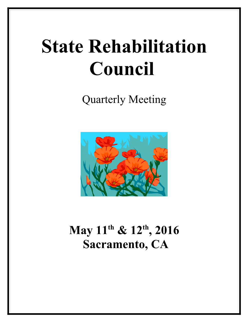 State Rehabilitation Council