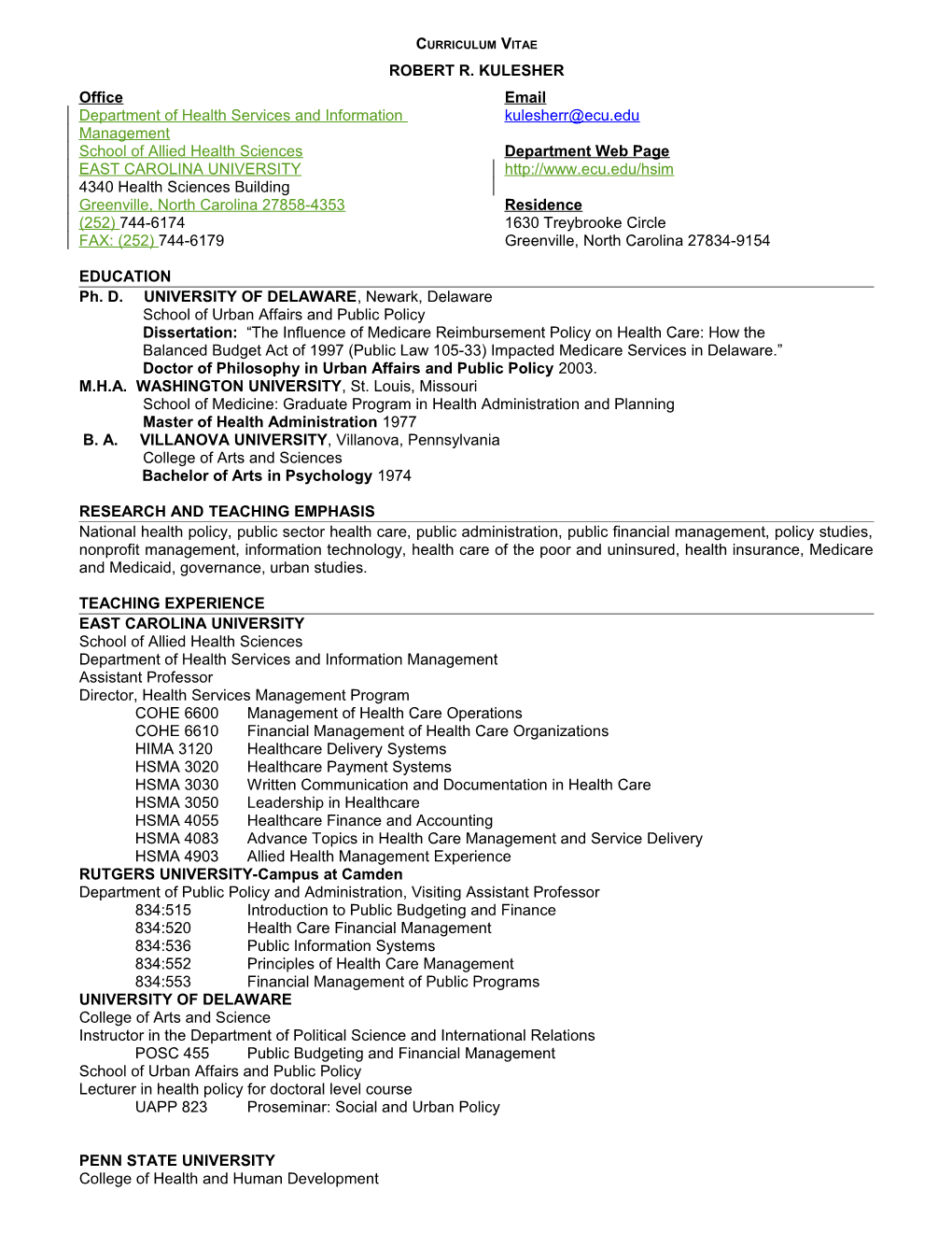 Curriculum Vitae s362