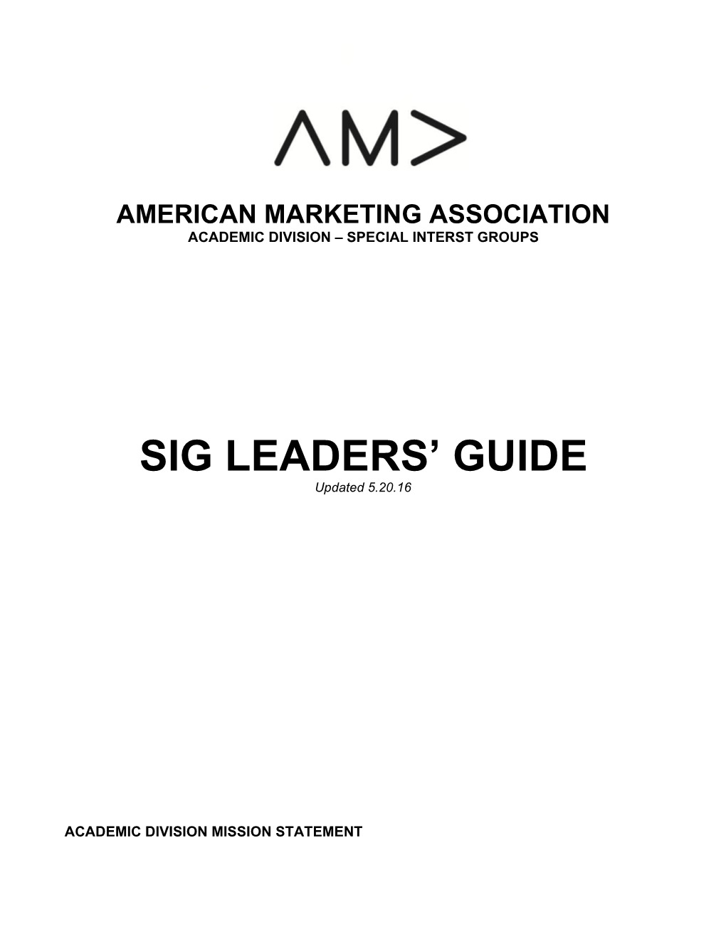 Organizing AMA Professional Shared Interest Groups