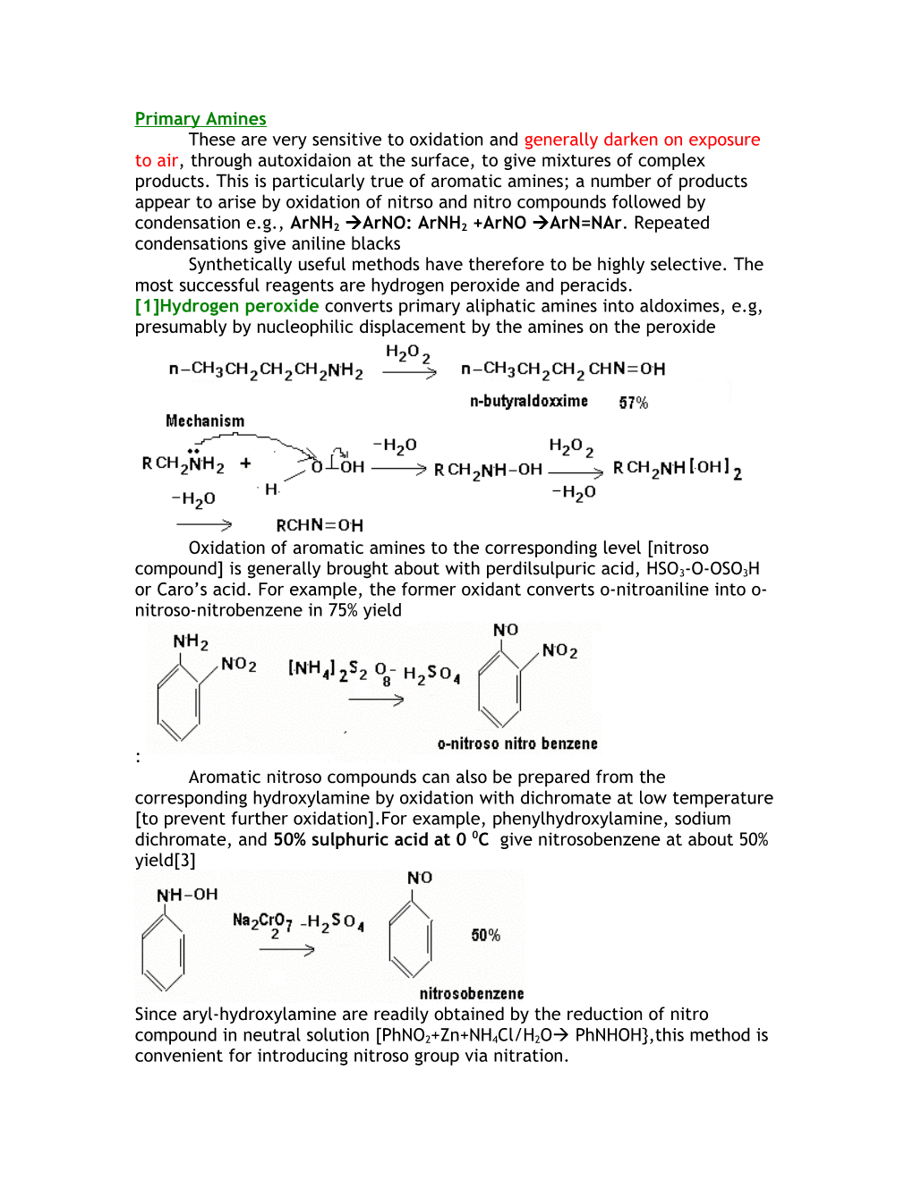 Primary Amines