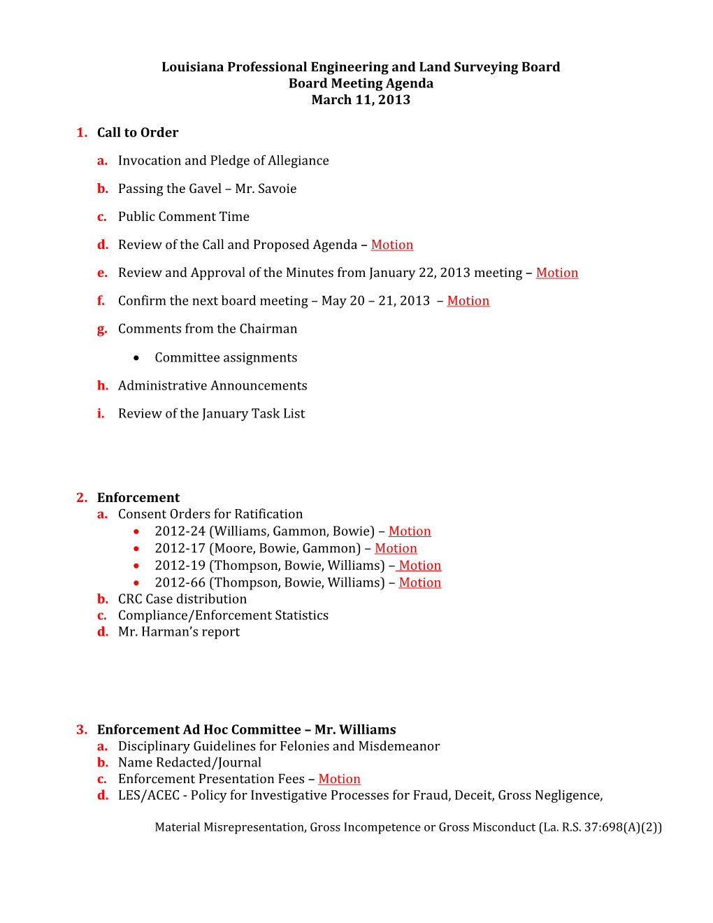 Louisiana Professional Engineering and Land Surveying Board s2