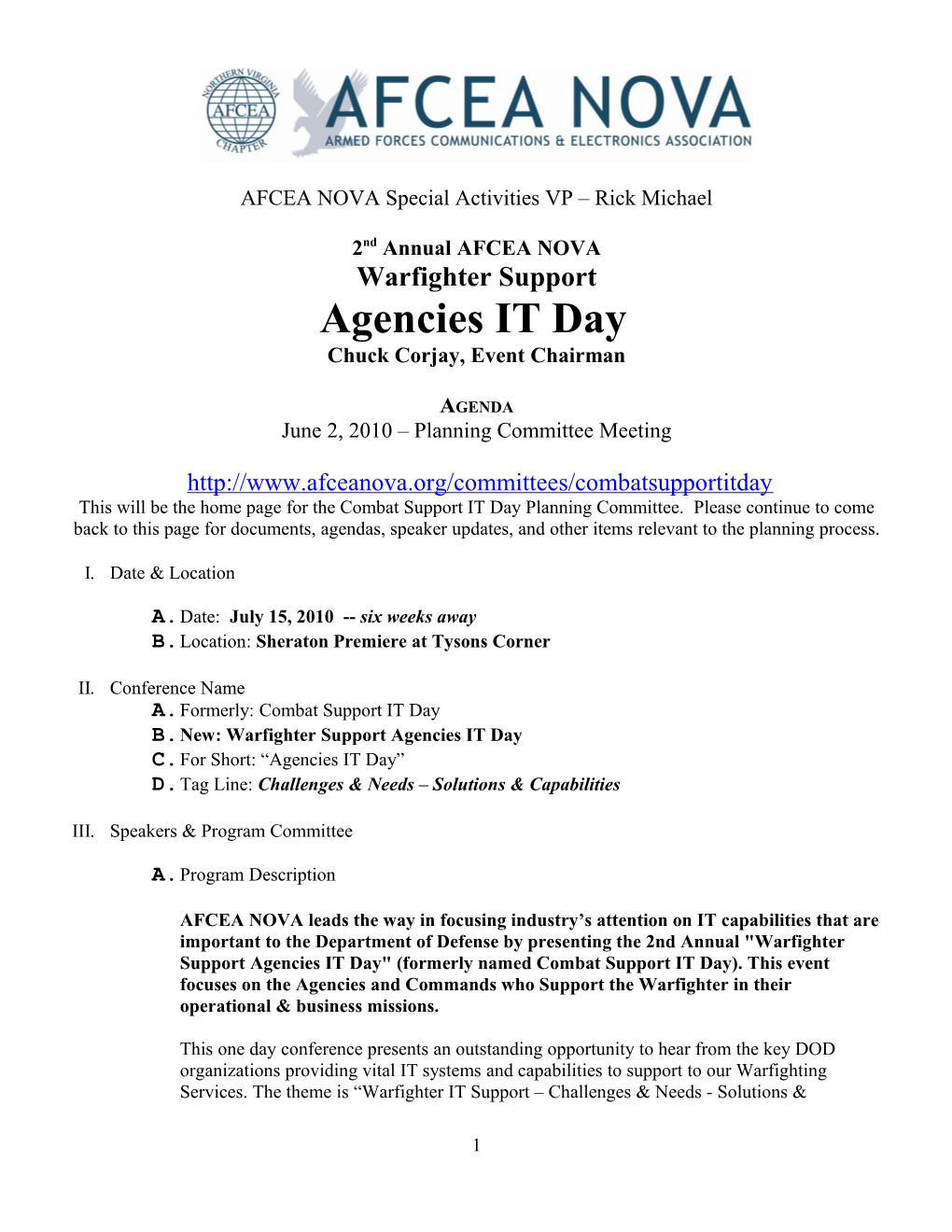Critical Infrastructure Assurance Conference - January 25, 2002 s1