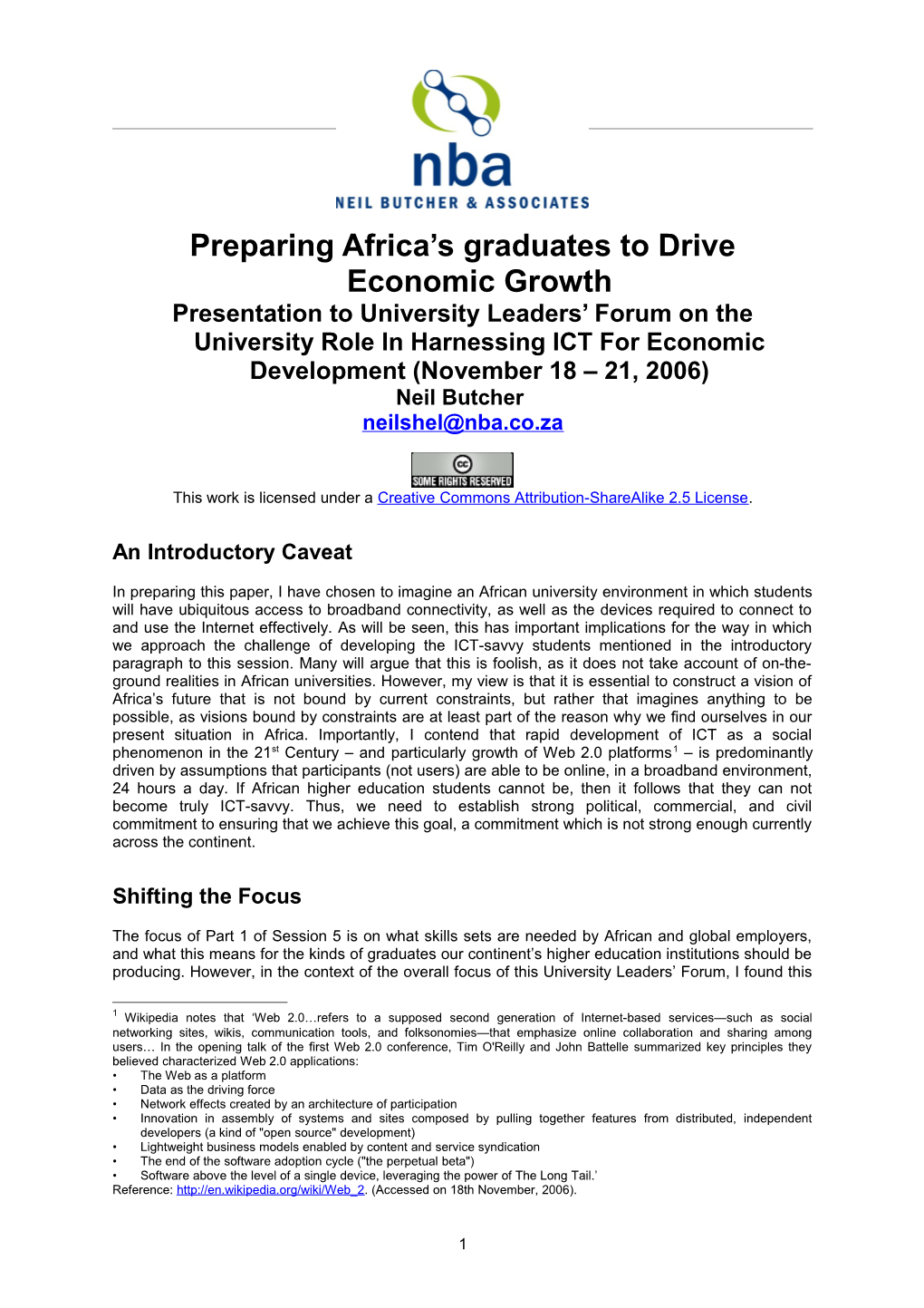 Preparing Africa S Graduates to Drive Economic Growth