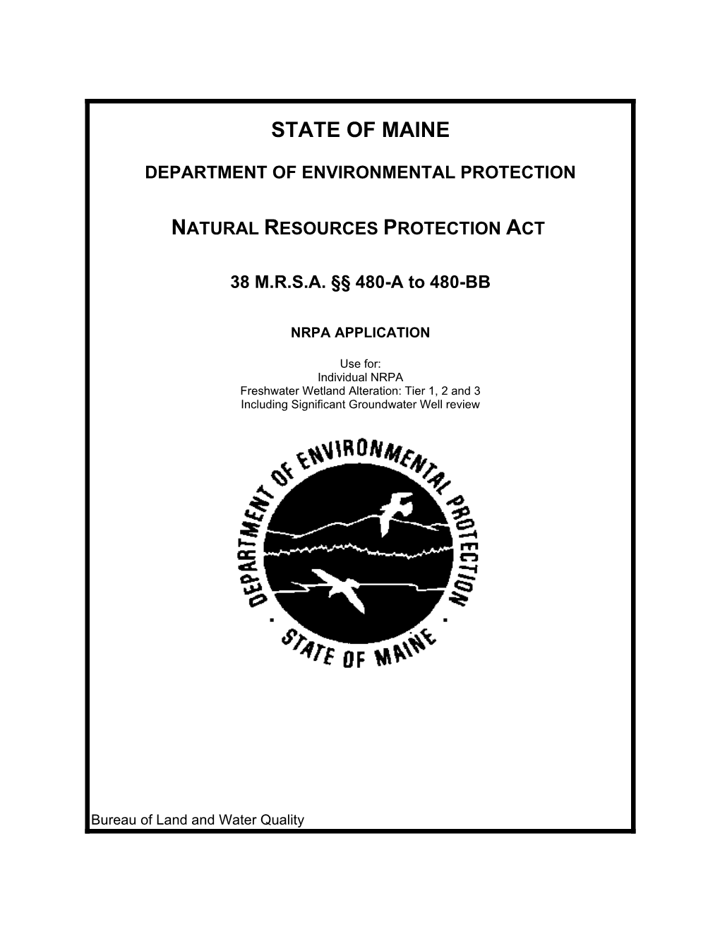 Natural Resources Protection Act