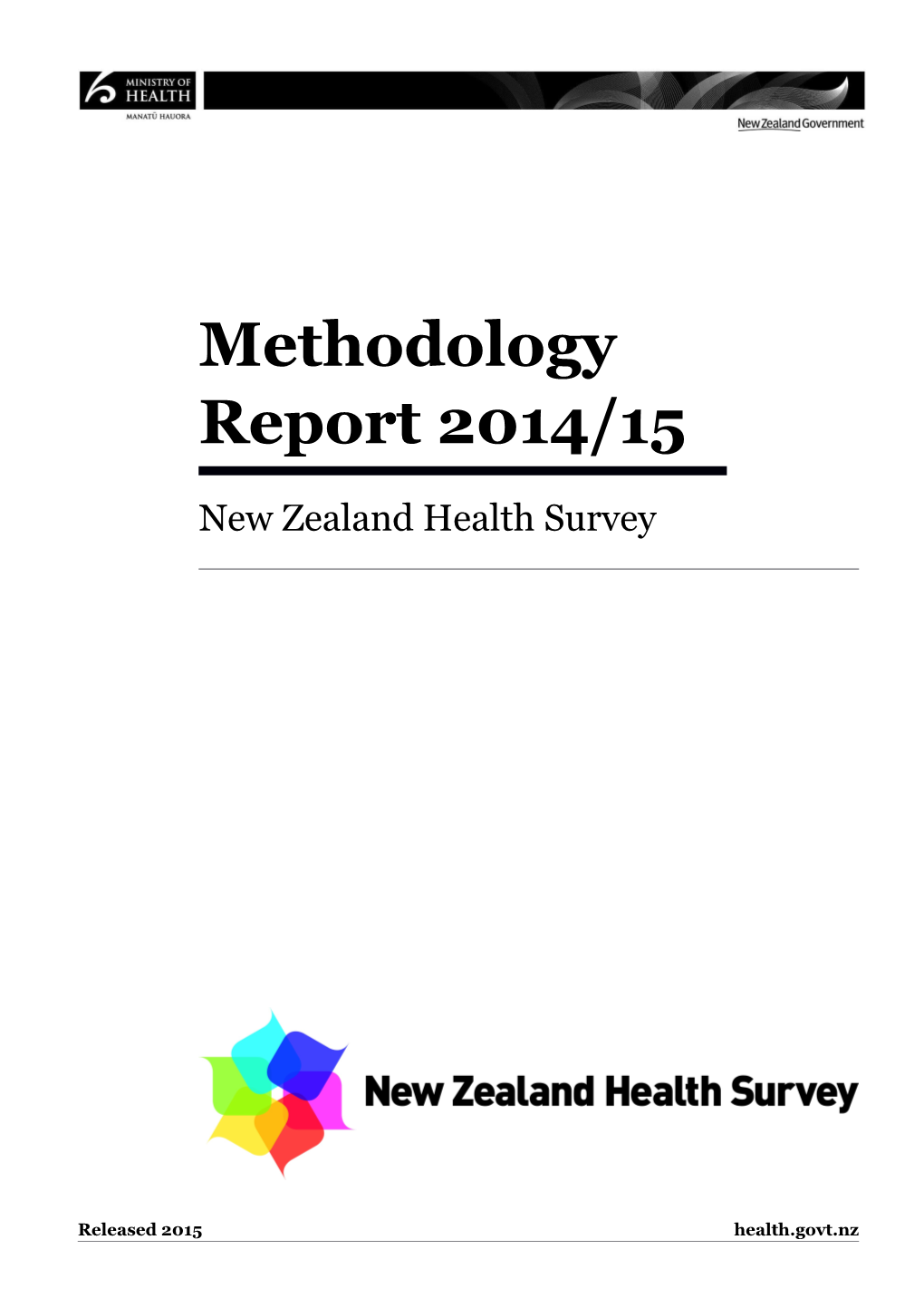 Methodology Report 2014/15: New Zealand Health Survey
