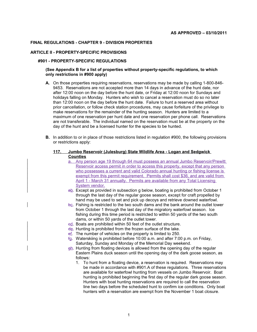 Final Regulations - Chapter 9 - Division Properties