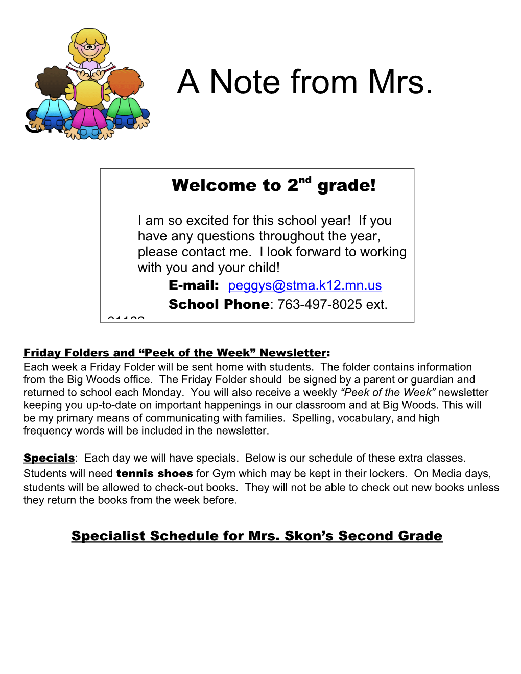 News from Room 114