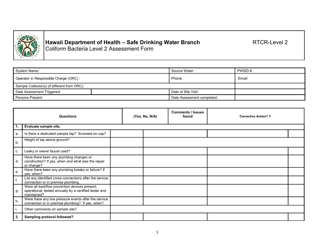 RTCR-Level 2 Assessment.Rev.3 1/19/2016