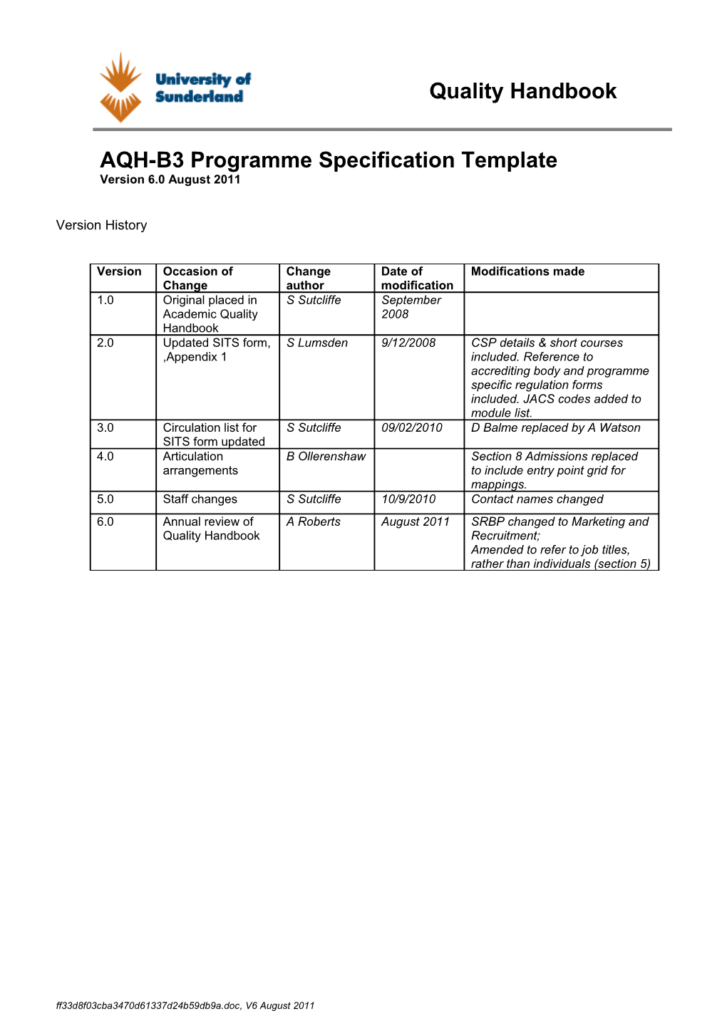 Programme Specification Template s3