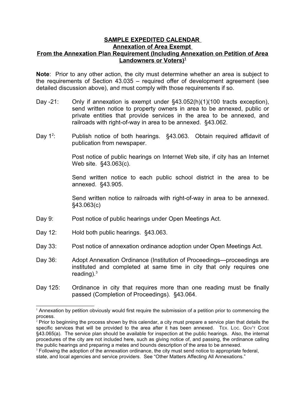 Resolution Setting a Public Hearing on a Proposed Annexation*