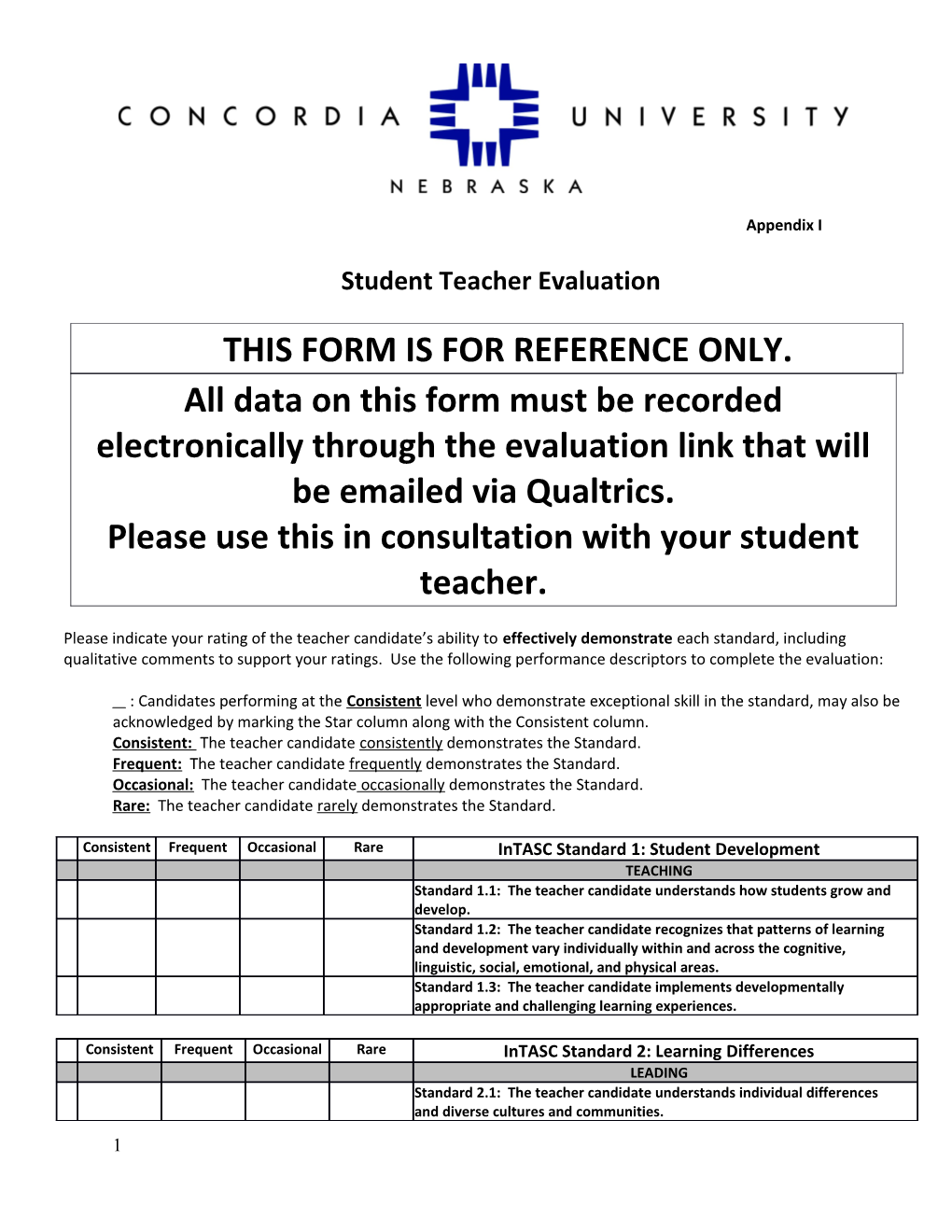 This Form Is for Reference Only