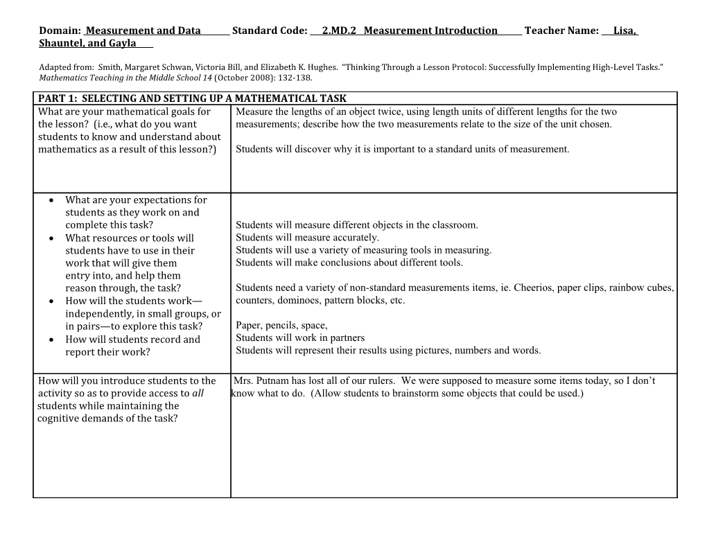Thinking Through a Lesson Protocol (TTLP) Template s12