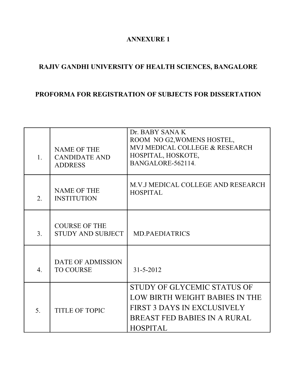 Rajiv Gandhi University of Health Sciences, Bangalore s3